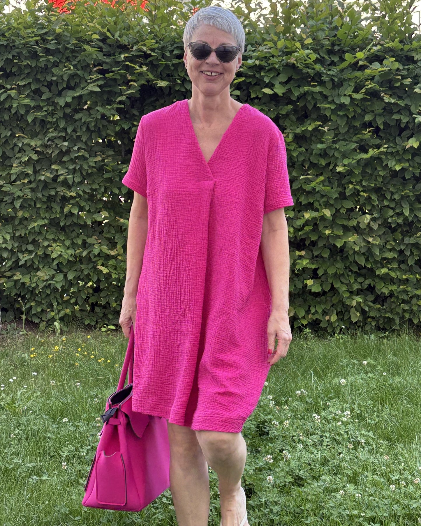 Bluse Lilly - Schnittmuster mit Patternhack zum Sommerkleid