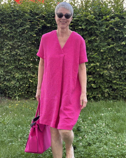 Bluse Lilly - Schnittmuster mit Patternhack zum Sommerkleid