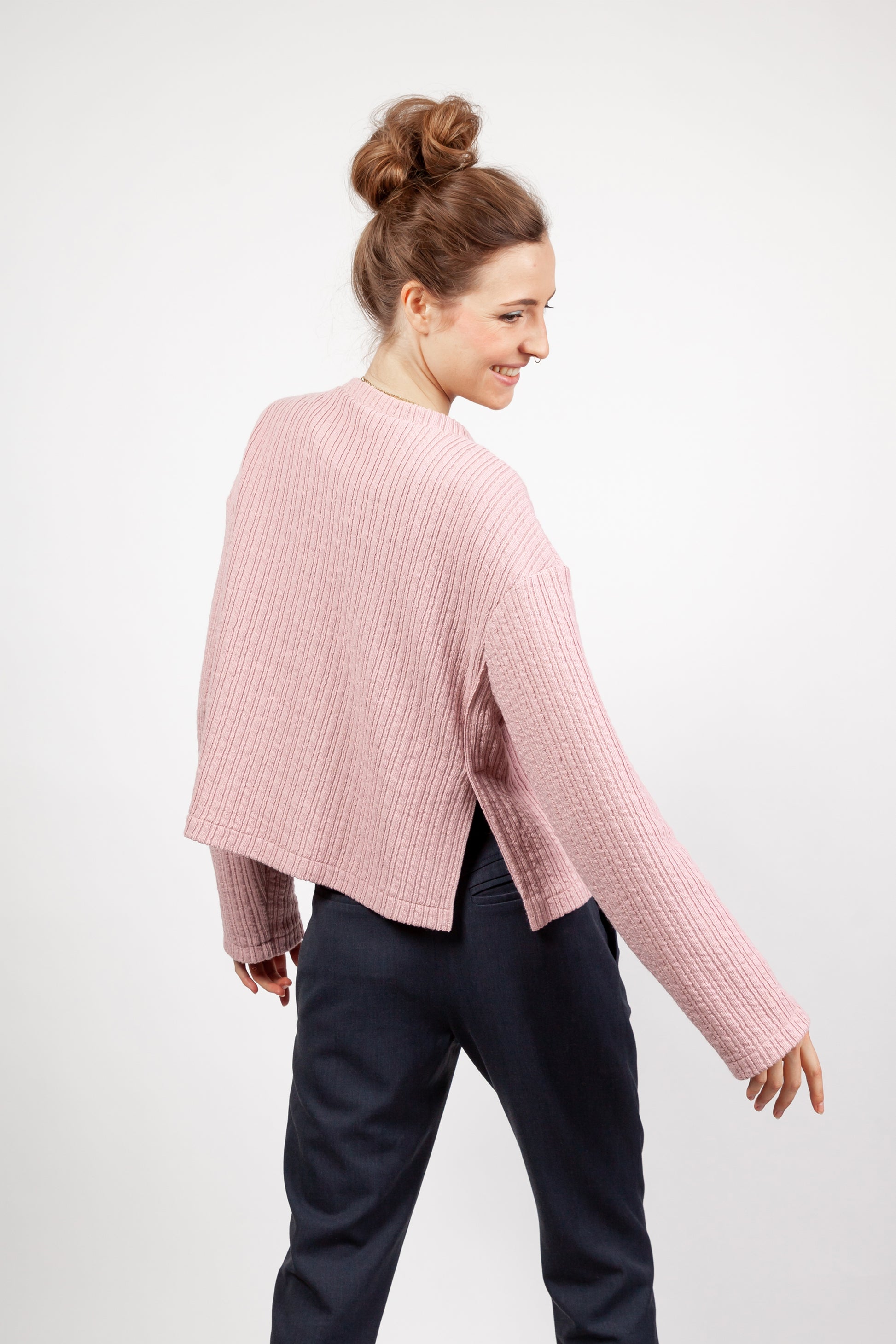 Schnittmuster Pullover Kastenform Damen Sweater Tamara E-book