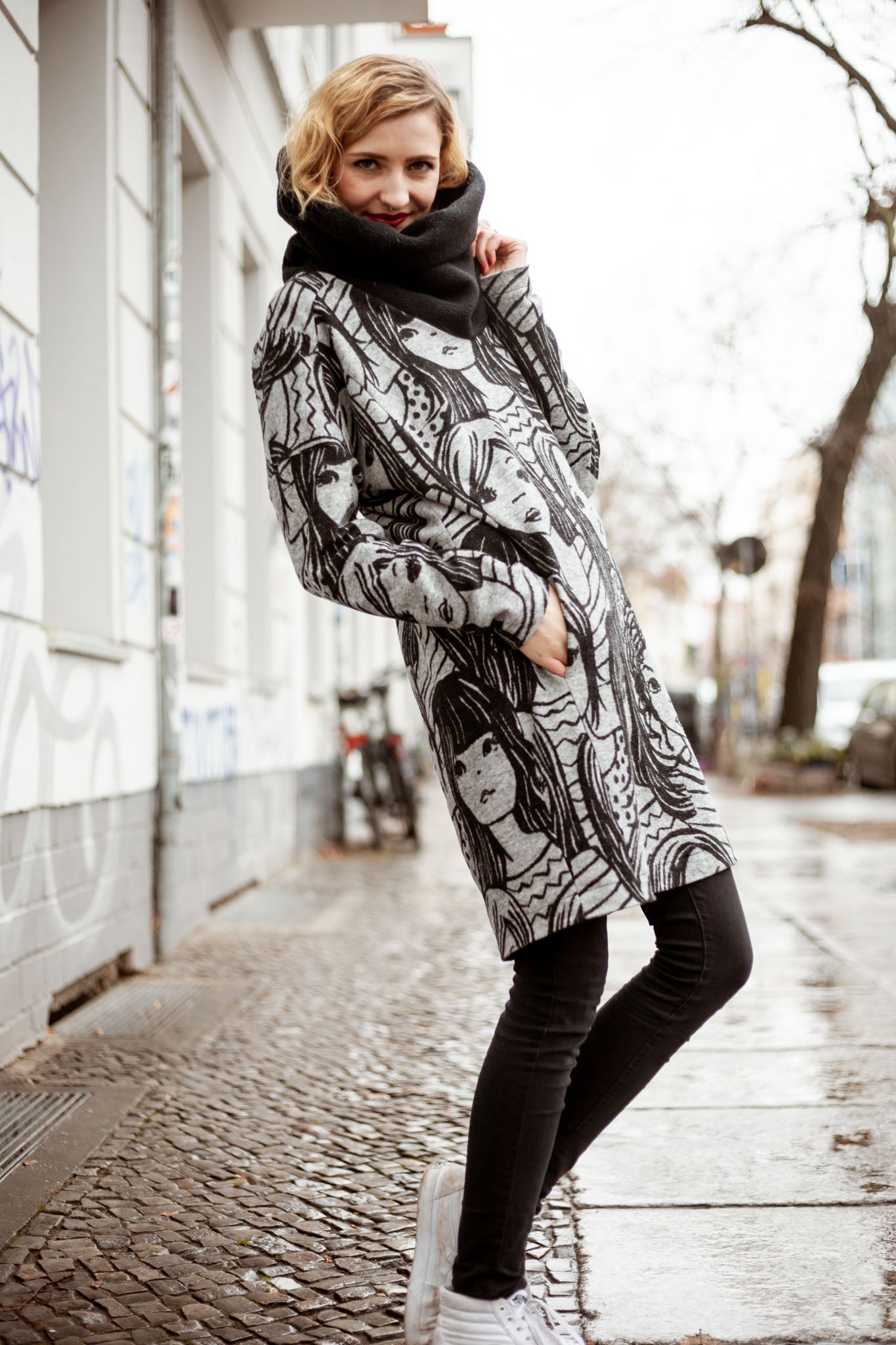 Longpullover Sweatshirt Kleid Damen Langarm Longpulli Cemre Ebook