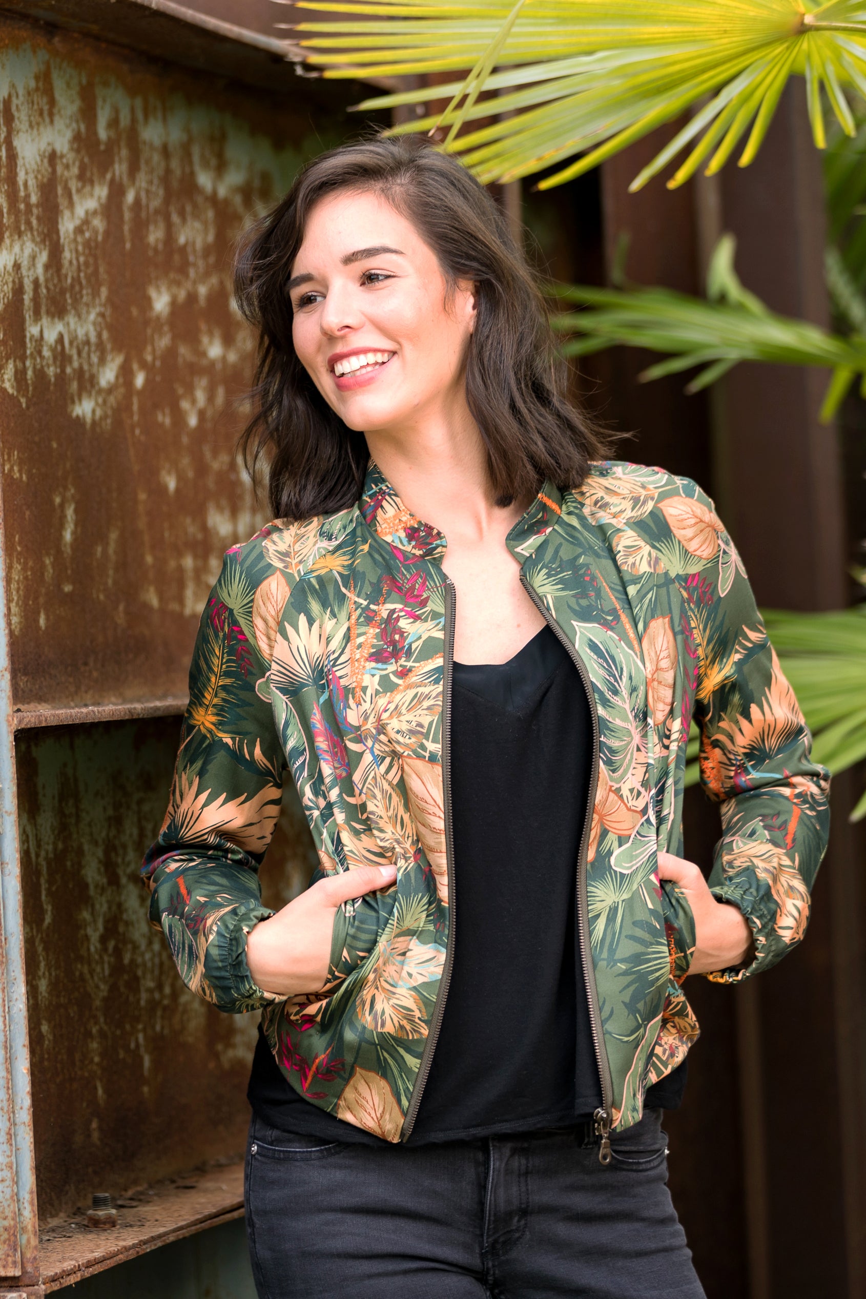 Bomberjacke Damen Blouson Sommer Blouson Damen Damenjacken Sommer